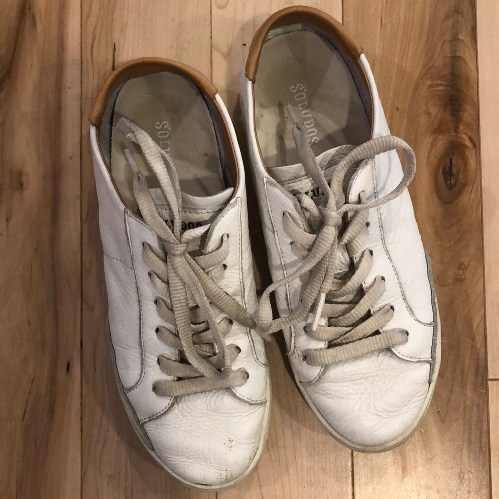 Soludos Leather Sneakers